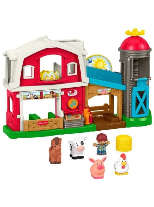 Lot de 7 - coffret de jeu multilingue ferme little people - fisher-price - Kiabi