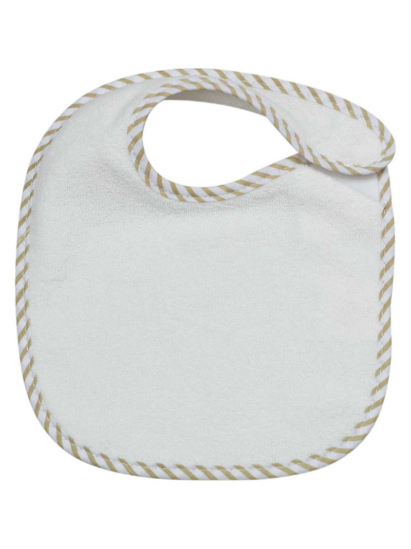 Lot de 7 bavoirs à velcro Essentiel écrus Ecru - Kiabi