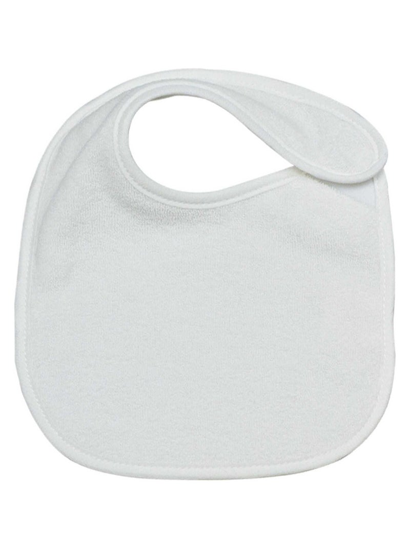 Lot de 7 bavoirs à velcro Essentiel écrus Ecru - Kiabi