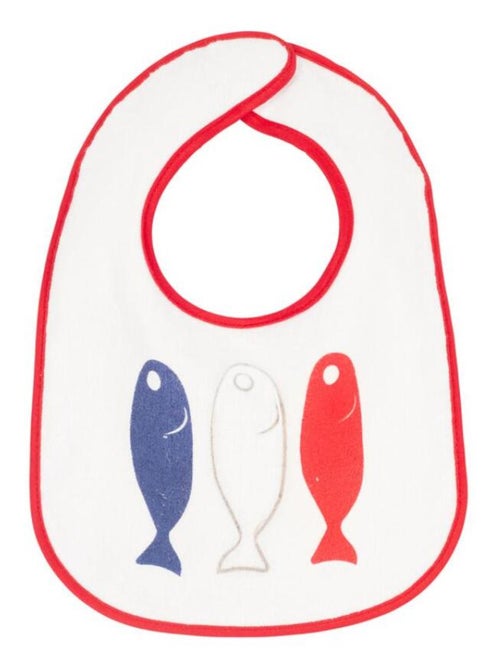 Lot de 7 bavoirs à velcro Poisson - Kiabi Lot de 7 bavoirs à velcro Poisson - Kiabi