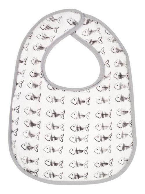Lot de 7 bavoirs à velcro Poisson - Kiabi Lot de 7 bavoirs à velcro Poisson - Kiabi