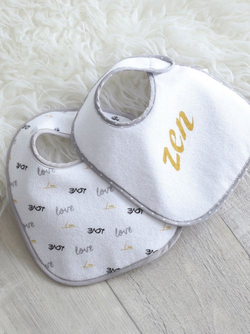 Lot De 7 Bavoirs Bébé - Kiabi