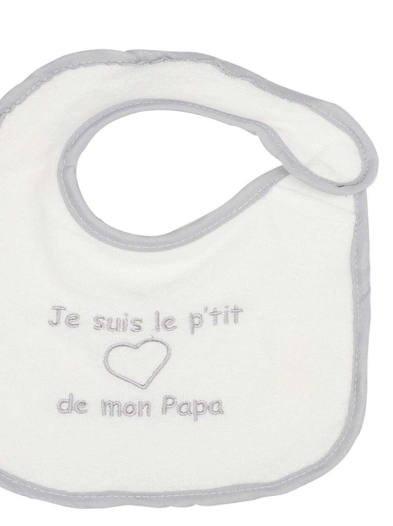 Lot de 7 bavoirs bébé Trois Kilos Sept Ecru - Kiabi