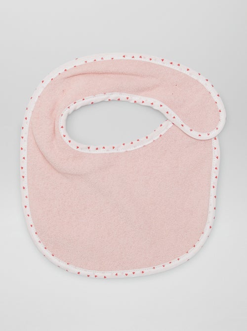 Lot de 7 bavoirs éponge à scratch - Kiabi