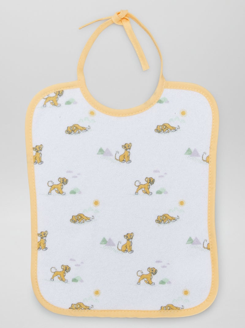 Lot de 7 bavoirs 'Le Roi Lion' Vert/jaune - Kiabi