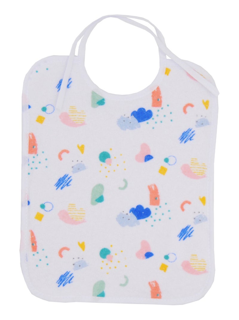 Lot de 7 bavoirs naissance à lacets Sophie la Girafe Edition Anniversaire Vert - Kiabi