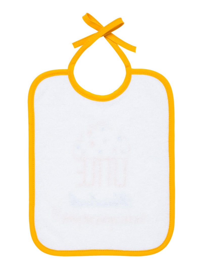 Lot de 7 bavoirs naissance semainiers Jaune - Kiabi