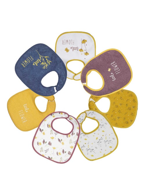 Lot de 7 bavoirs waterproof - Kiabi