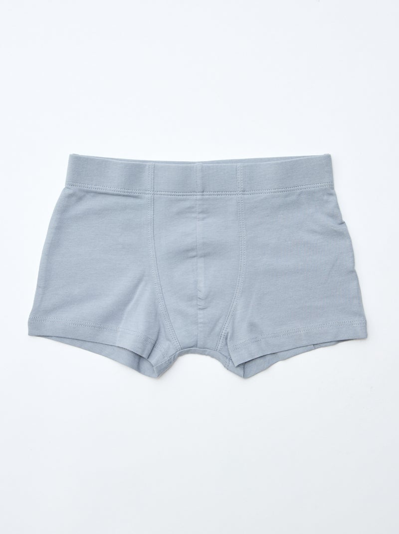 Lot de 7 boxers en coton Beige - Kiabi