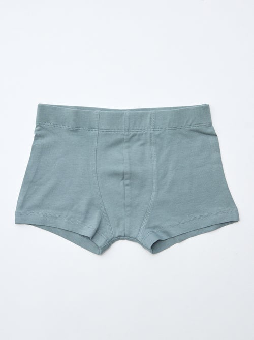 Lot de 7 boxers en coton - Kiabi
