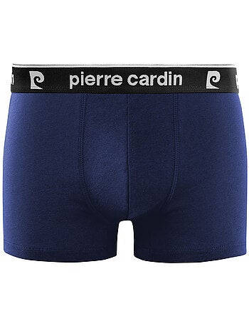 Lot de 7 boxers homme en coton basic print pierre cardin