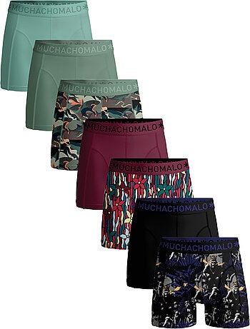 Lot de 7 boxers homme Muchachomalo