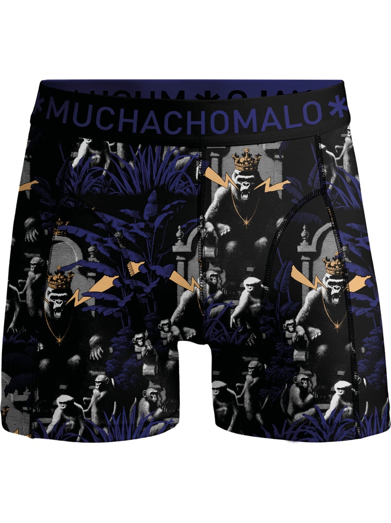 Lot de 7 boxers homme Muchachomalo Bleu Vert Bleu - Kiabi
