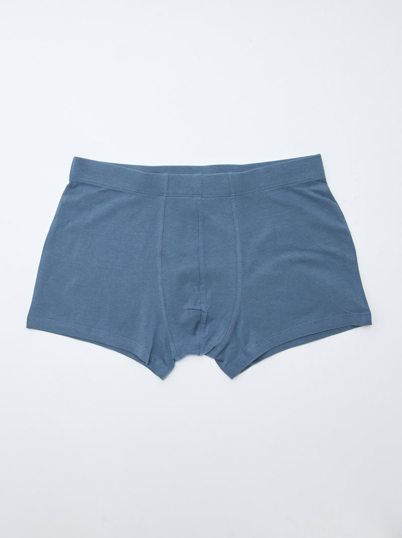 Lot de 7 boxers stretchs Bleu - Kiabi