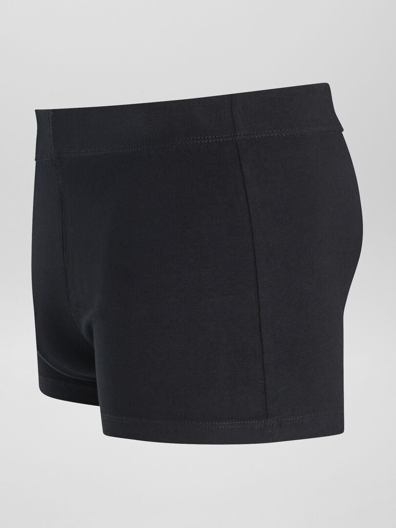 Lot de 7 boxers stretchs - Noir - Kiabi - 16.00€