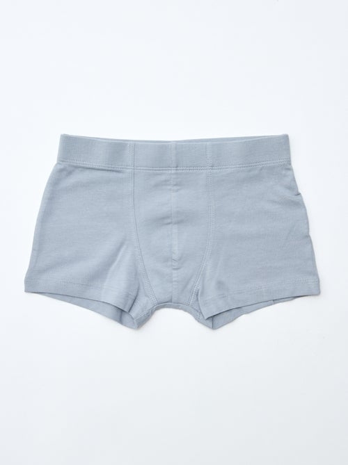 Lot de 7 boxers unis pour homme - Kiabi Lot de 7 boxers unis pour homme - Kiabi
