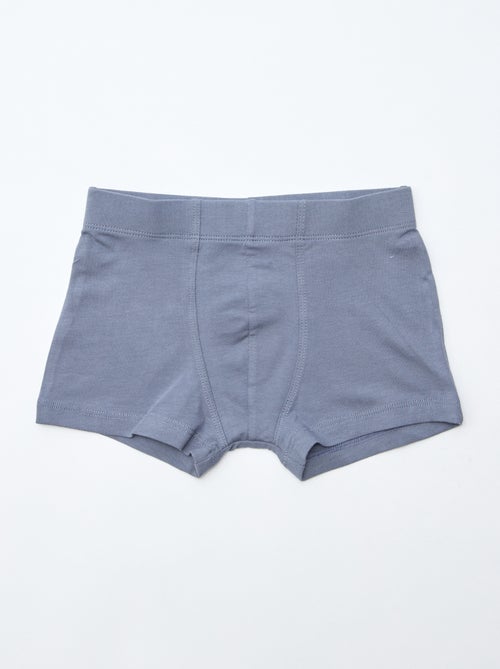 Lot de 7 boxers unis pour homme - Kiabi Lot de 7 boxers unis pour homme - Kiabi