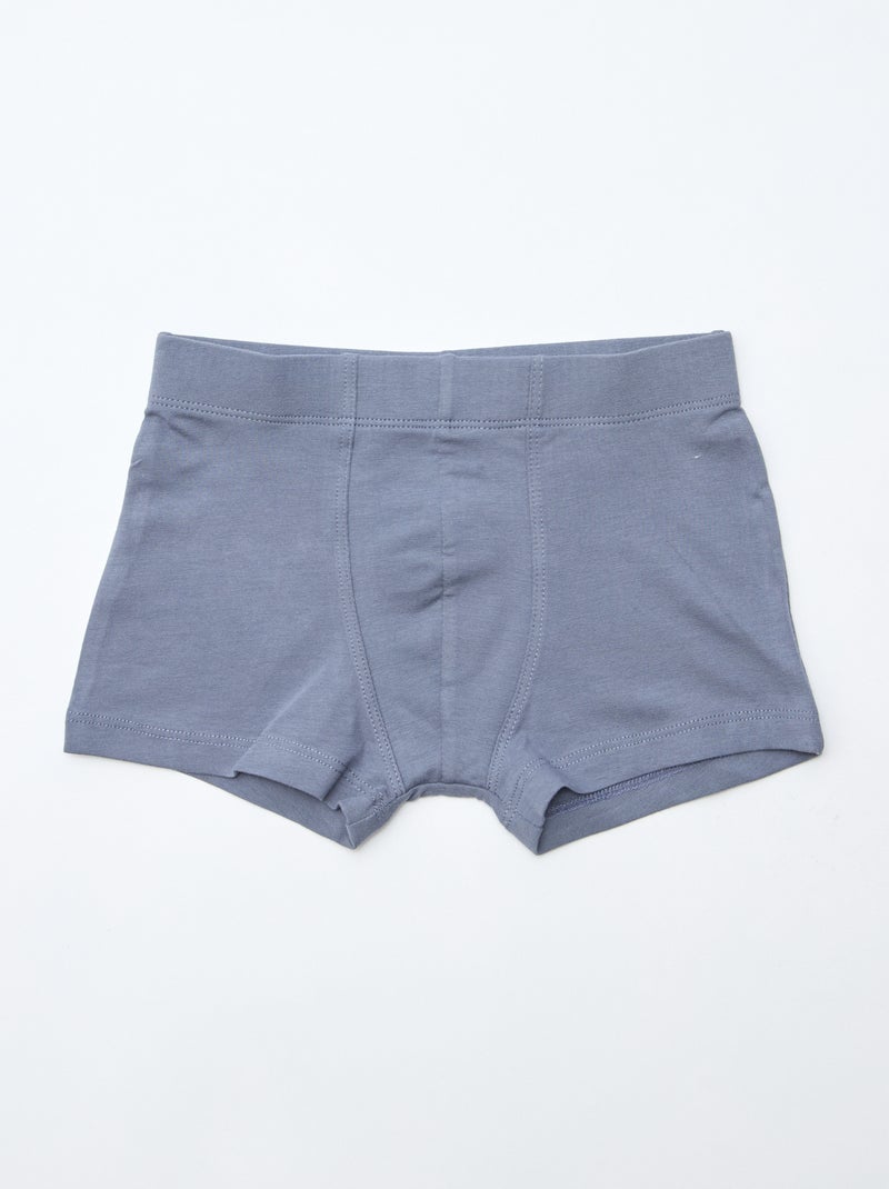 Lot de 7 boxers unis pour homme Beige - Kiabi