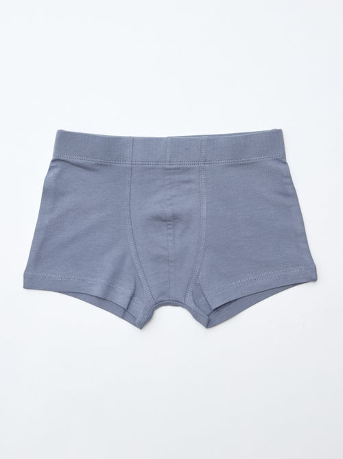 Lot de 7 boxers unis pour homme - Kiabi Lot de 7 boxers unis pour homme - Kiabi