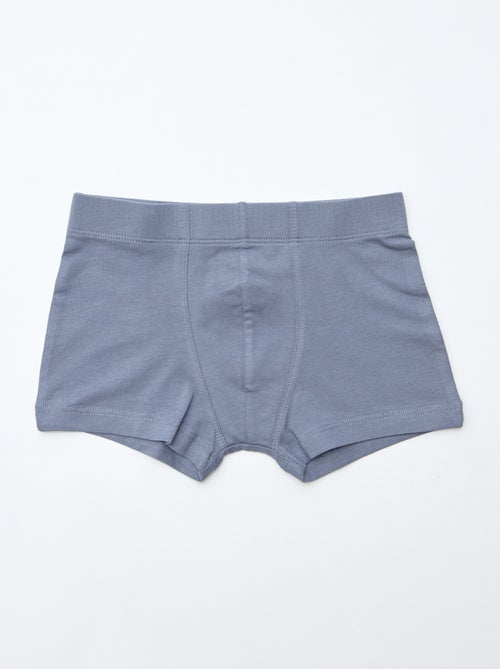 Lot de 7 boxers unis pour homme - Kiabi Lot de 7 boxers unis pour homme - Kiabi