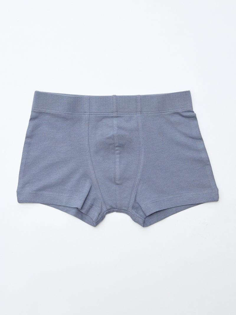 Lot de 7 boxers unis pour homme Beige - Kiabi