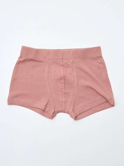 Lot de 7 boxers unis pour homme - Kiabi