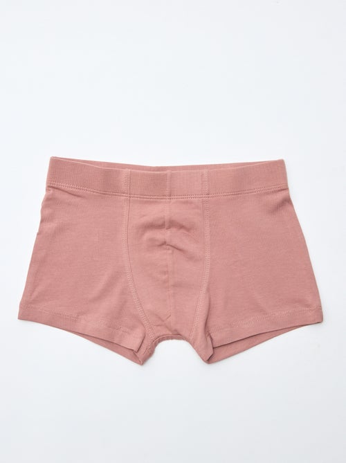 Lot de 7 boxers unis pour homme - Kiabi