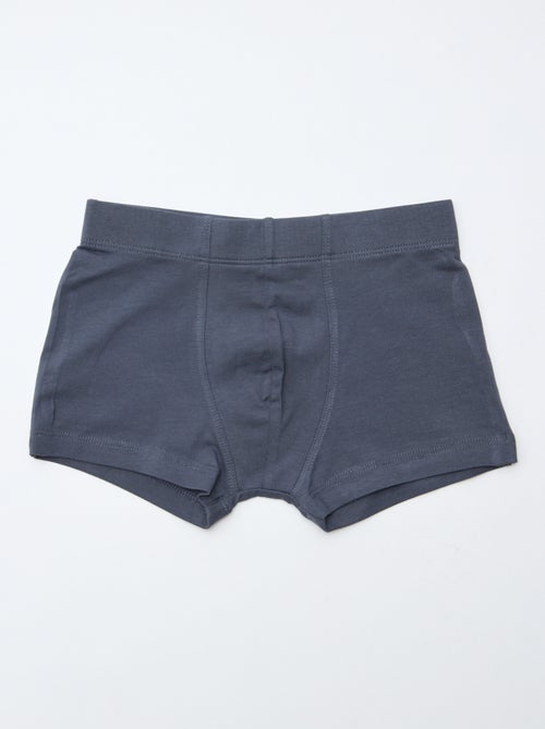 Lot de 7 boxers unis pour homme - Kiabi