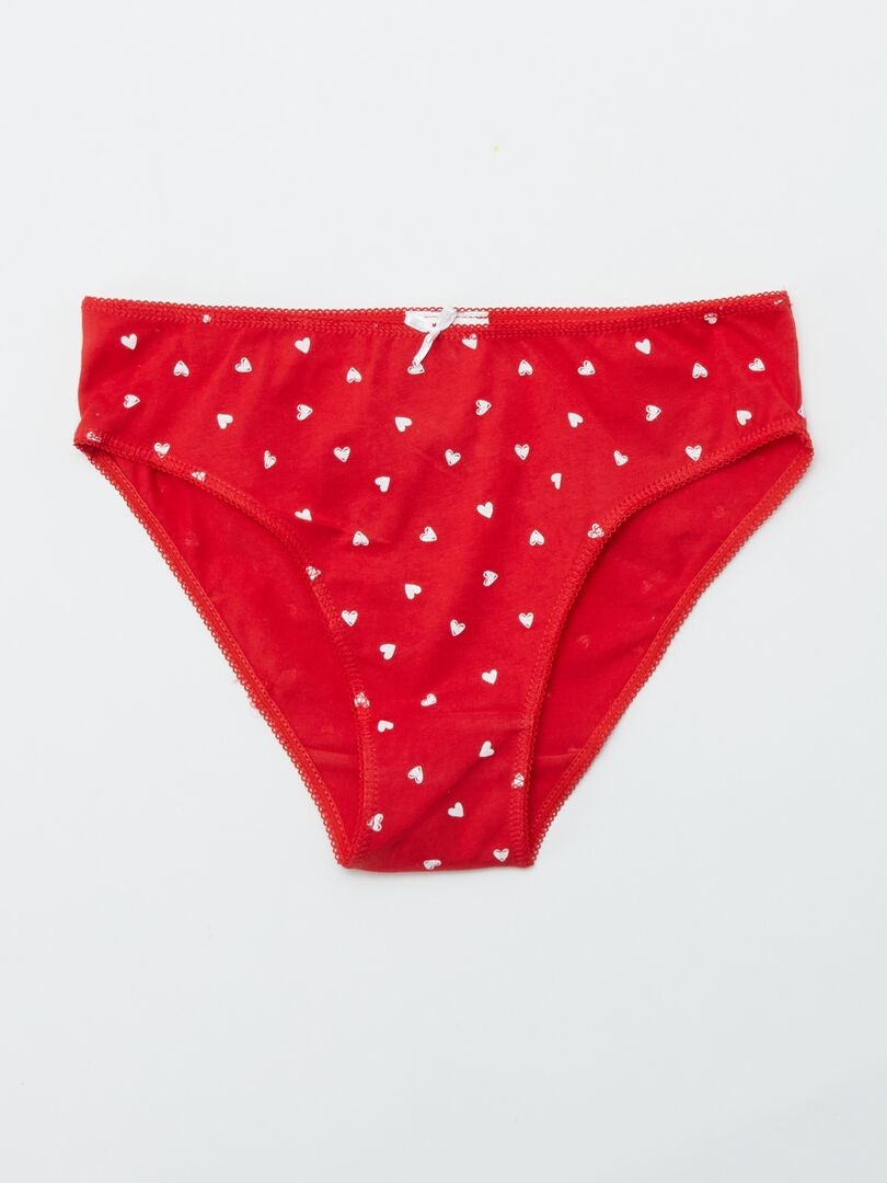 Lot De 7 Culottes Shorty Dentelle Rose Sexy Taille L - Neuf Avec étiquettes
