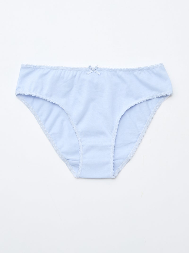 Lot de 7 culottes Bleu - Kiabi