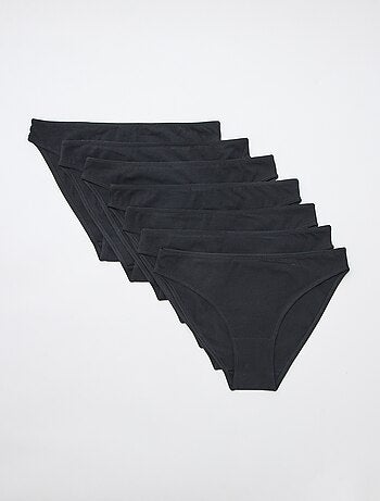 Lot de 7 culottes en coton
