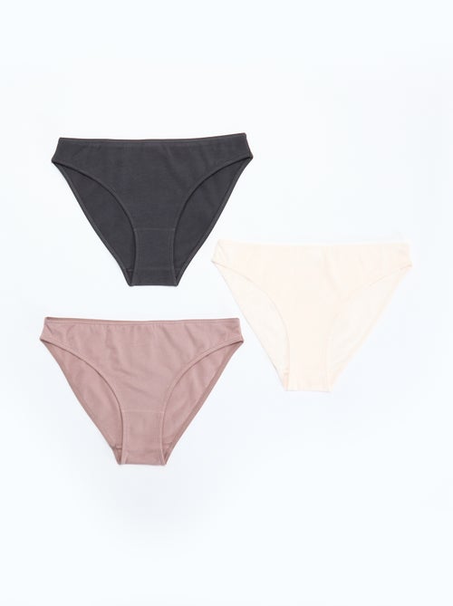 Lot de 7 culottes en coton - Kiabi