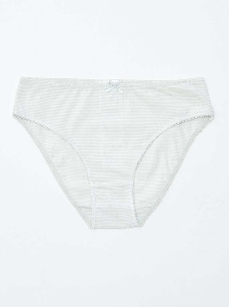 Lot de 7 culottes Jaune - Kiabi