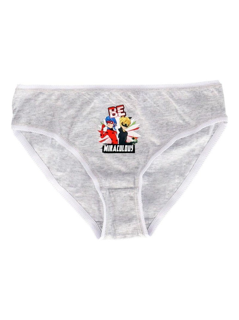 Lot de 7 culottes Ladybug Miraculous 10/11 ans - Fille - 100% Coton Rouge - Kiabi