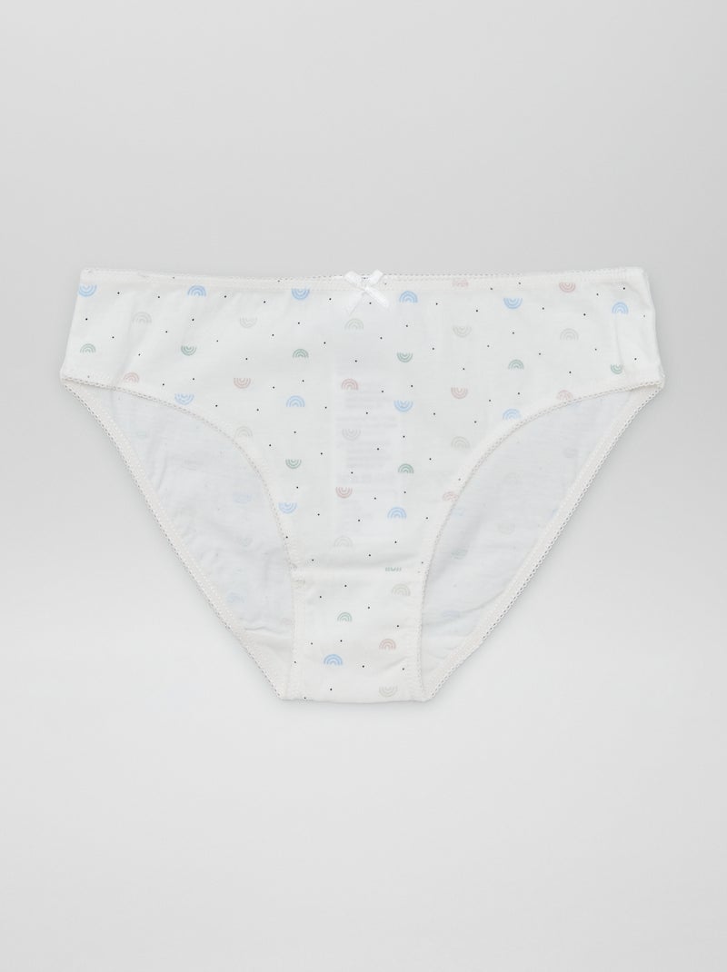 Lot de 7 culottes Multicolors - Kiabi