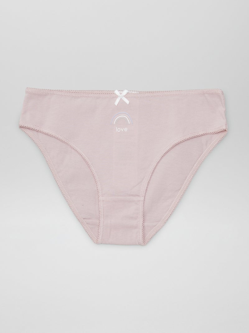 Lot de 7 culottes Multicolors - Kiabi