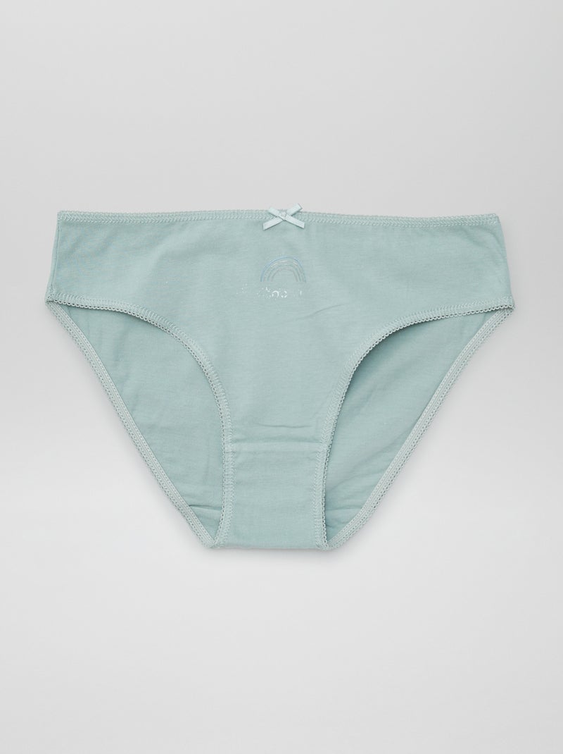 Lot de 7 culottes Multicolors - Kiabi