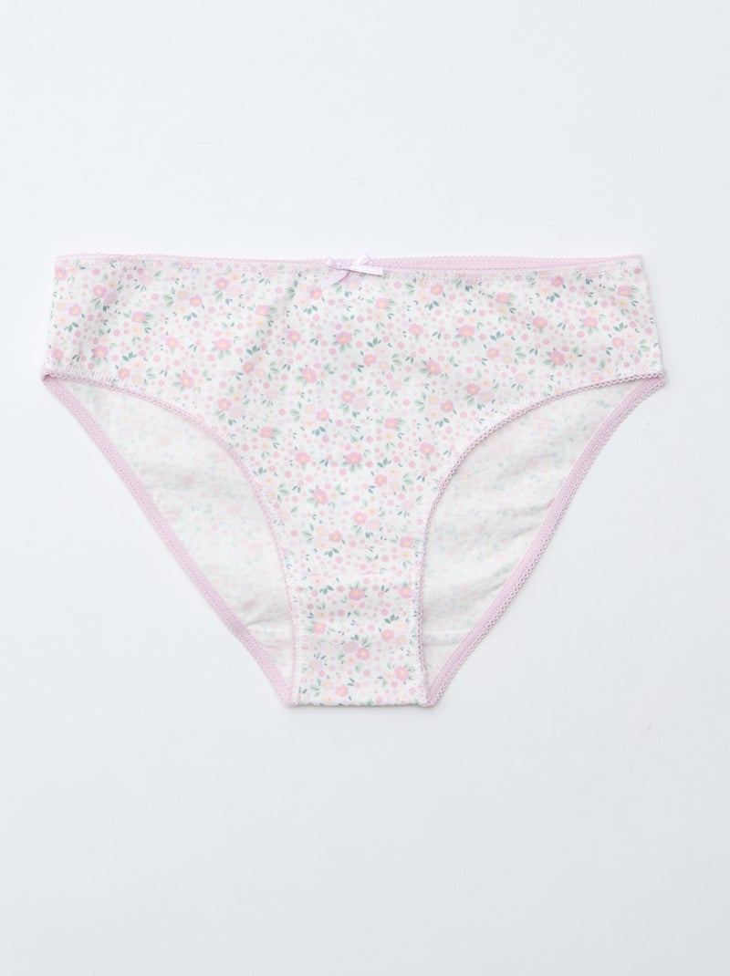 Lot de 7 culottes Rose - Kiabi