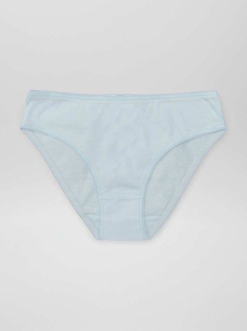 Lot de 7 culottes unies - Kiabi