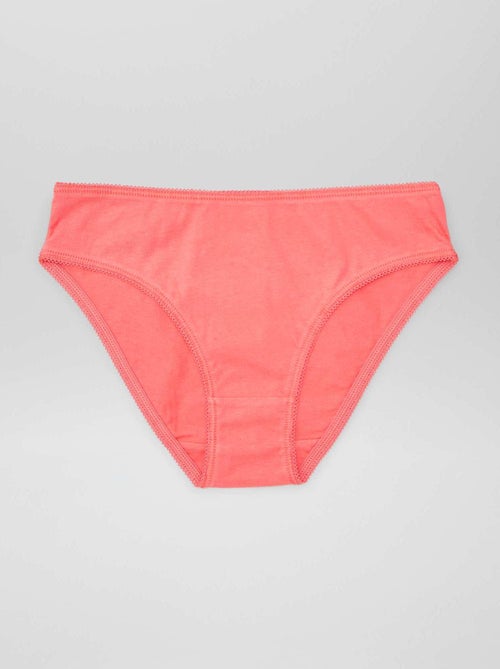 Lot de 7 culottes unies - Kiabi