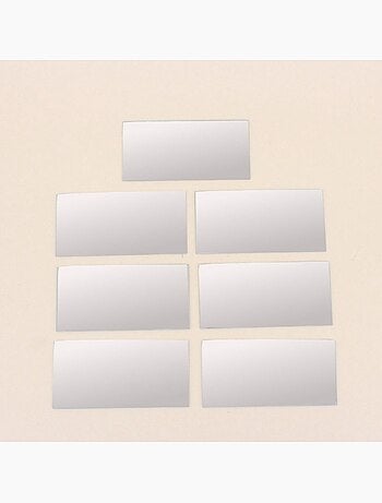Lot de 7 miroirs métro 14,8x7,4cm