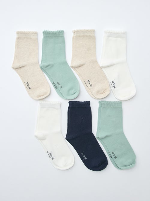 Lot de 7 paires de chaussettes - Kiabi