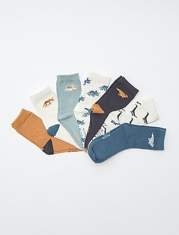 Lot de 7 paires de chaussettes imprimées
