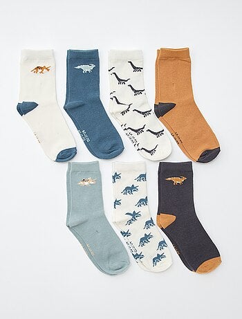 Lot de 7 paires de chaussettes imprimées