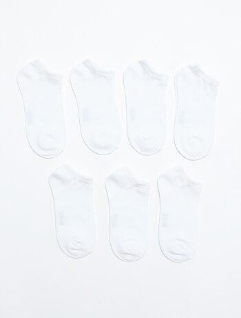 Lot de 7 paires de chaussettes invisibles