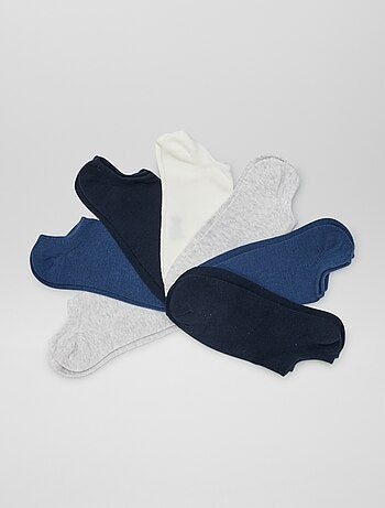 Lot de 7 paires de chaussettes invisibles