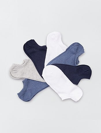 Kiabi Homme - Lot de 3 paires de chaussettes côtelées - NAVY - Drest