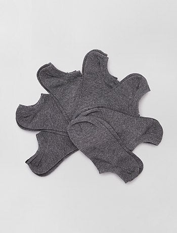 Lot de 7 paires de chaussettes invisibles