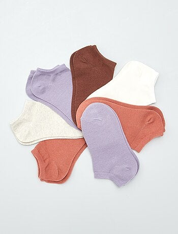 Lot de 7 paires de chaussettes invisibles