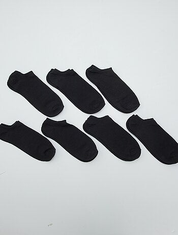 Lot de 7 paires de chaussettes invisibles